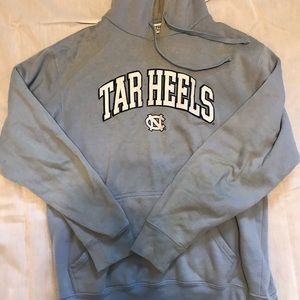 Tar Heels Football Hoodie Light Blue